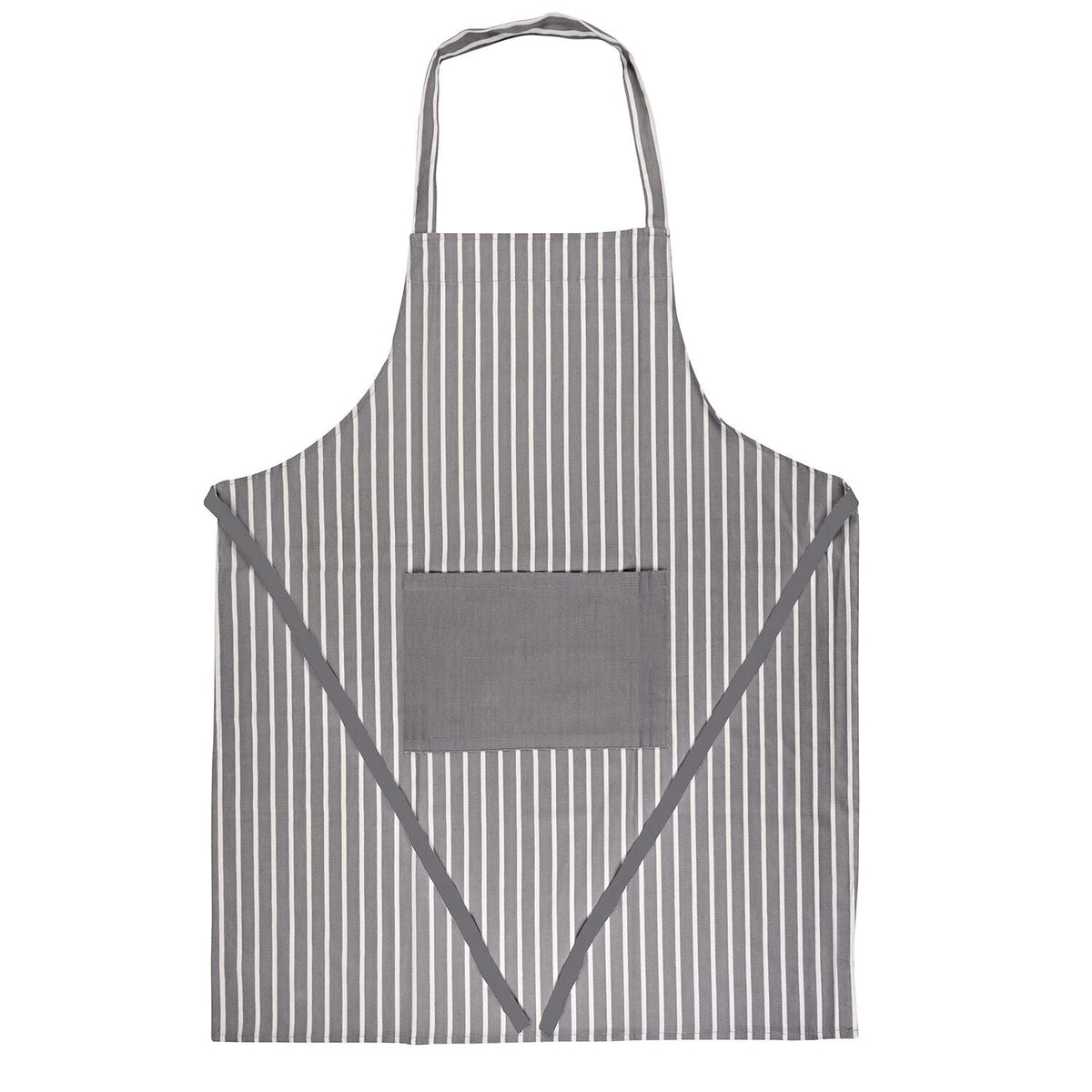 Lakeland Grey Butcher Stripe Apron