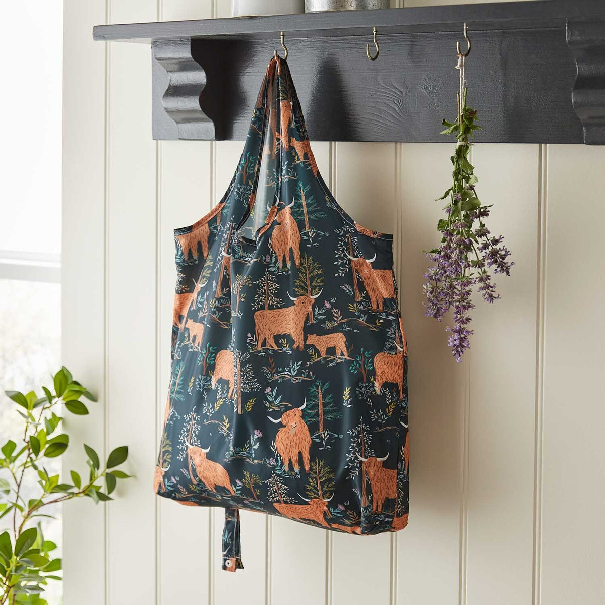 Ulster Weavers Connie the Cow Packable Shopper Bag