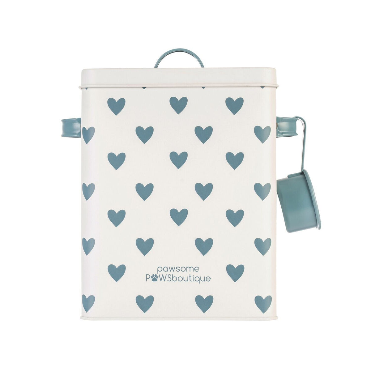 Pawsome Paws Storage Tin with Scoop - Teal