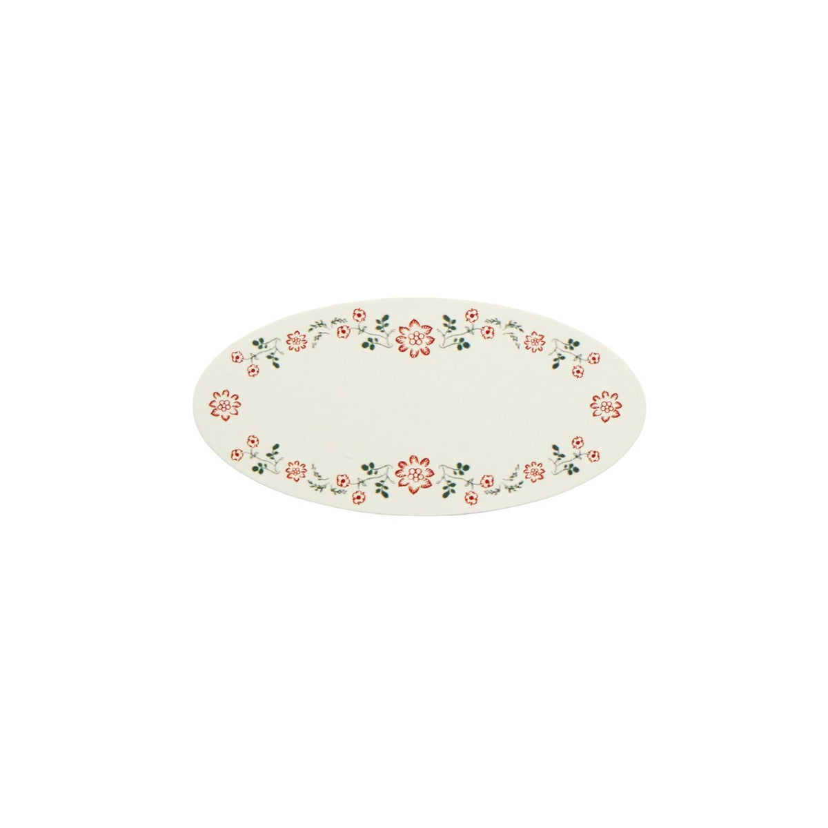 Lakeland Oval Floral Labels – Pack of 75