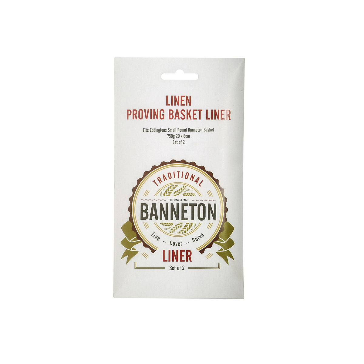 Eddingtons 20cm Round Banneton Liner