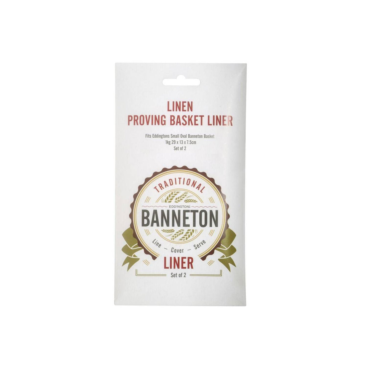 Eddingtons 29cm Oblong Banneton Liner