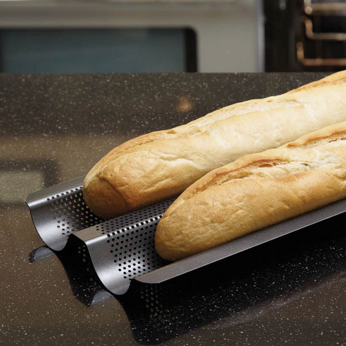 Masterclass Crusty Bake Baguette Tray