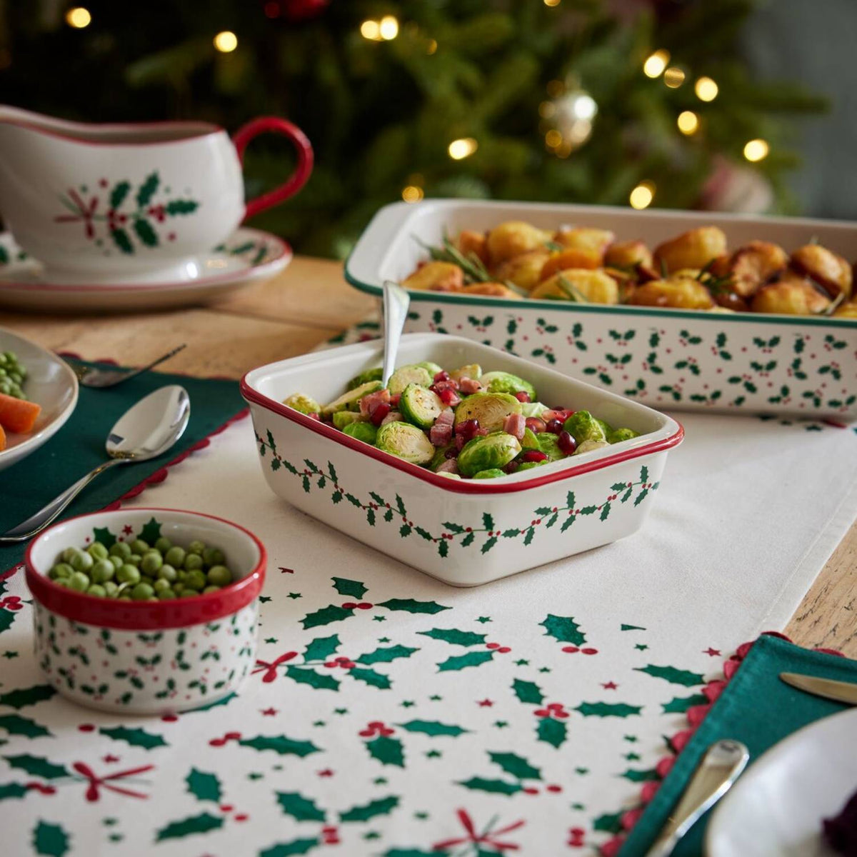 Lakeland Christmas Holly Small Roaster