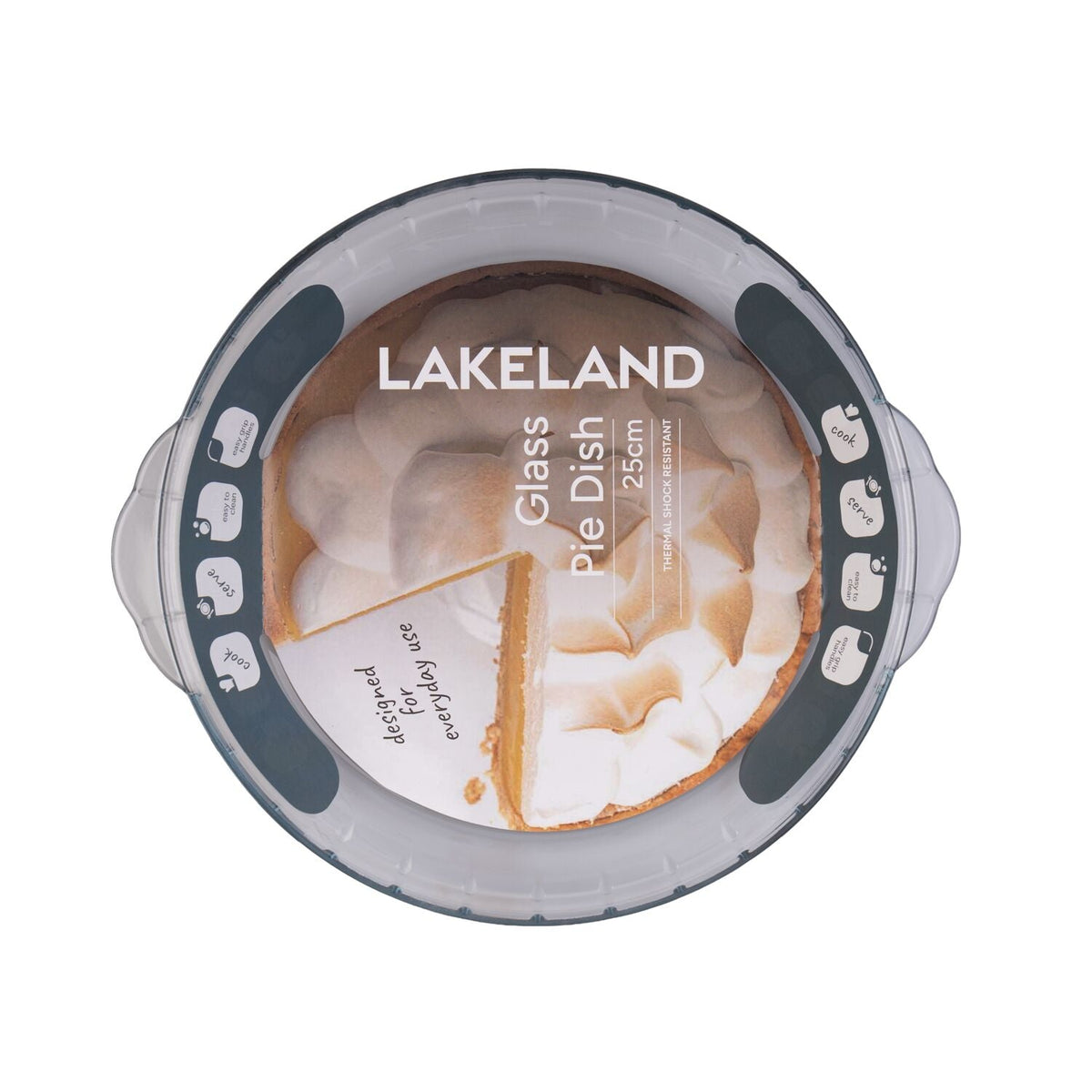 Lakeland Glass Pie Dish - 28cm