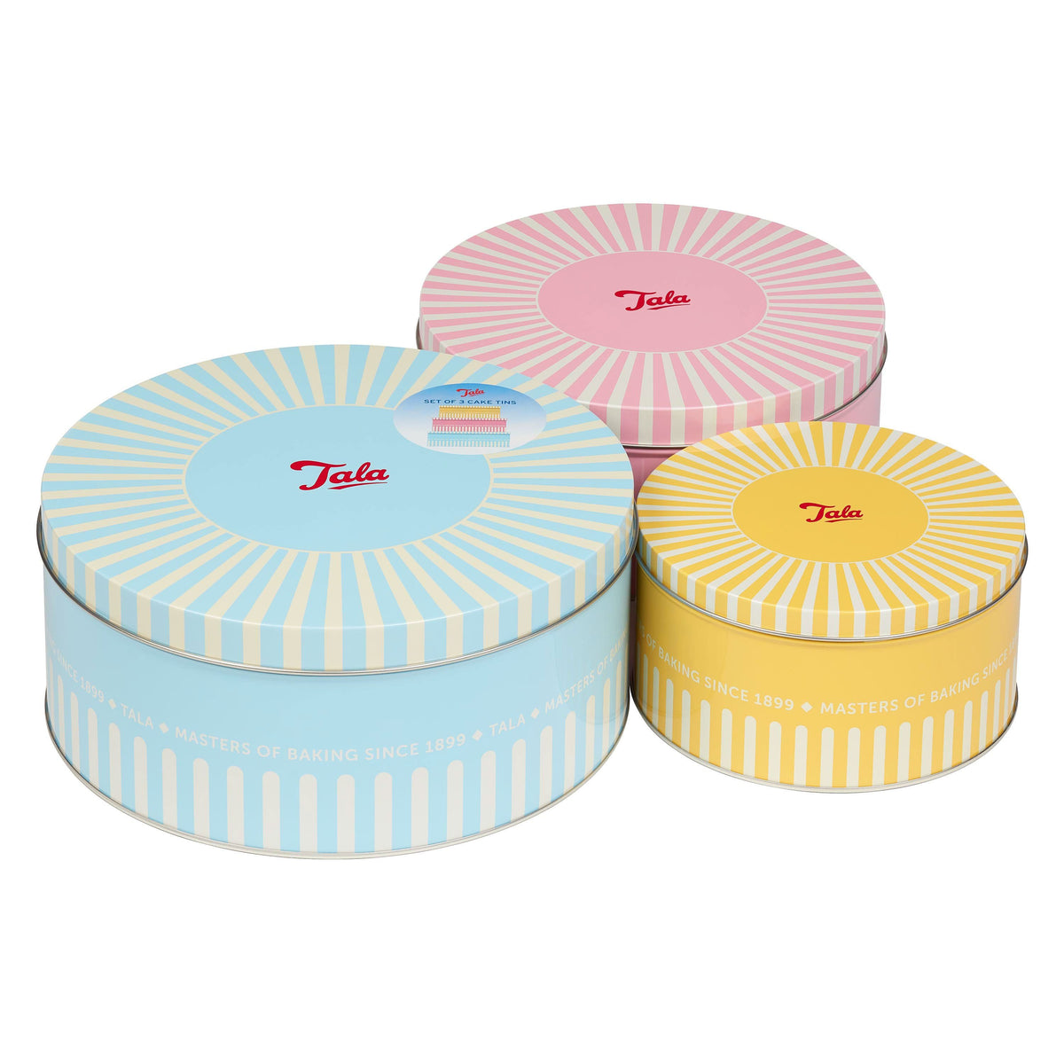 Tala Originals Set of 3 Cake Tins