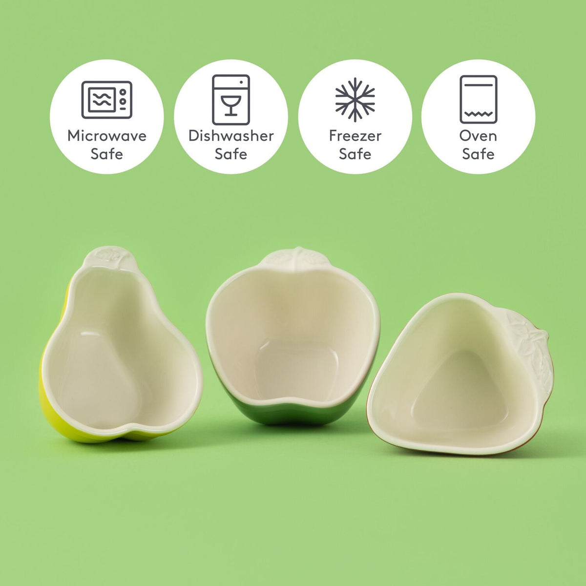 Mason Cash Ceramic Fruit Ramekins - Set of 3