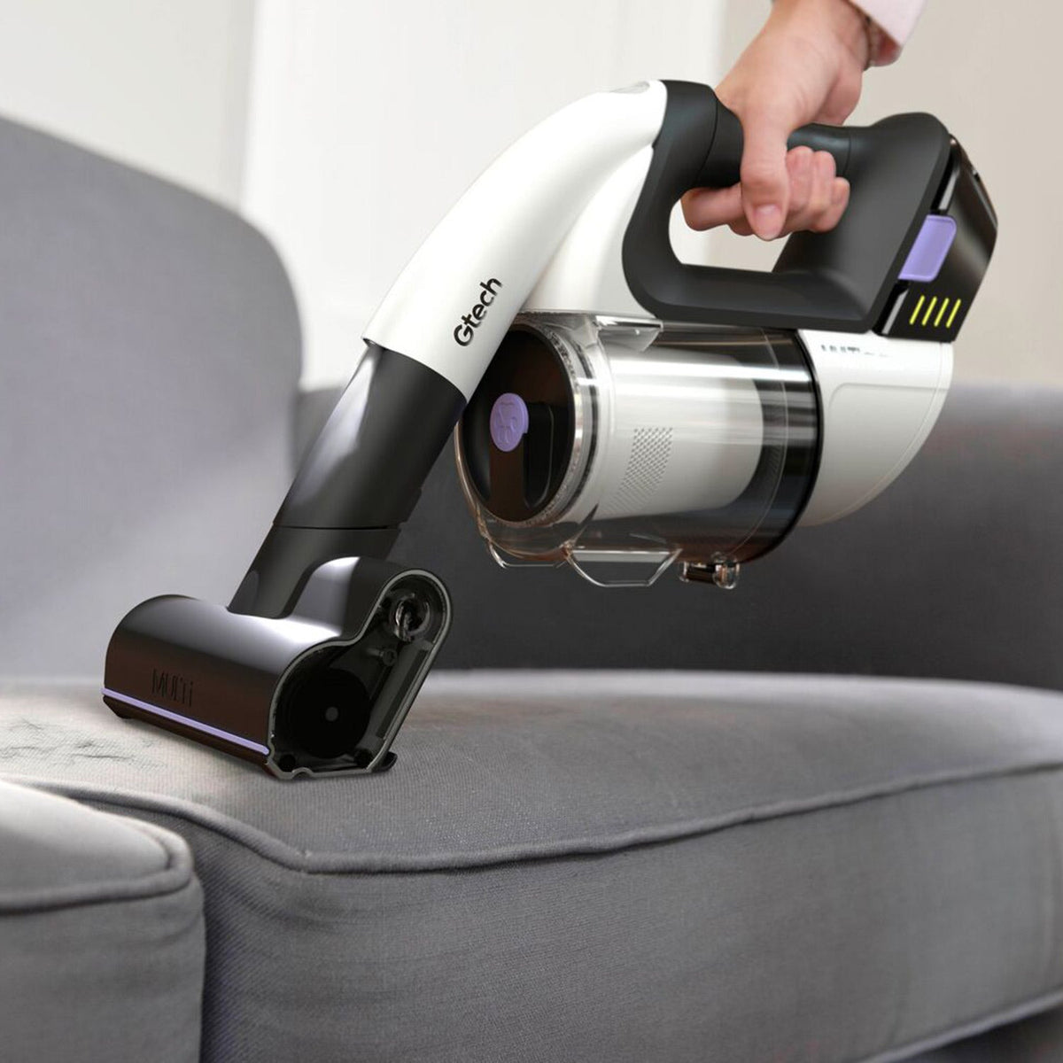 Gtech AirRAM Platinum Cordless Vacuum and Gtech Cordless Handheld Vacuum Bundle