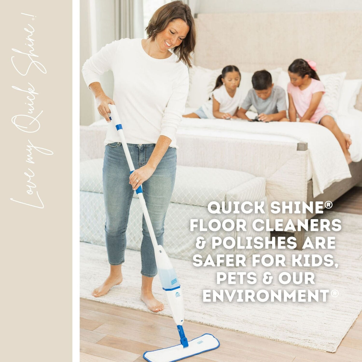 Quick Shine Plant-Based Pet-Friendly Floor Cleaner