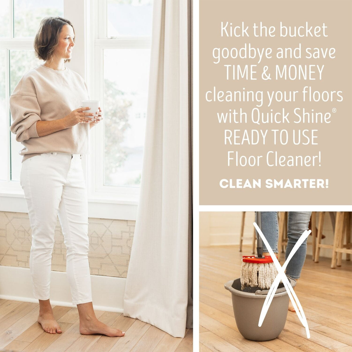 Quick Shine Plant-Based Pet-Friendly Floor Cleaner