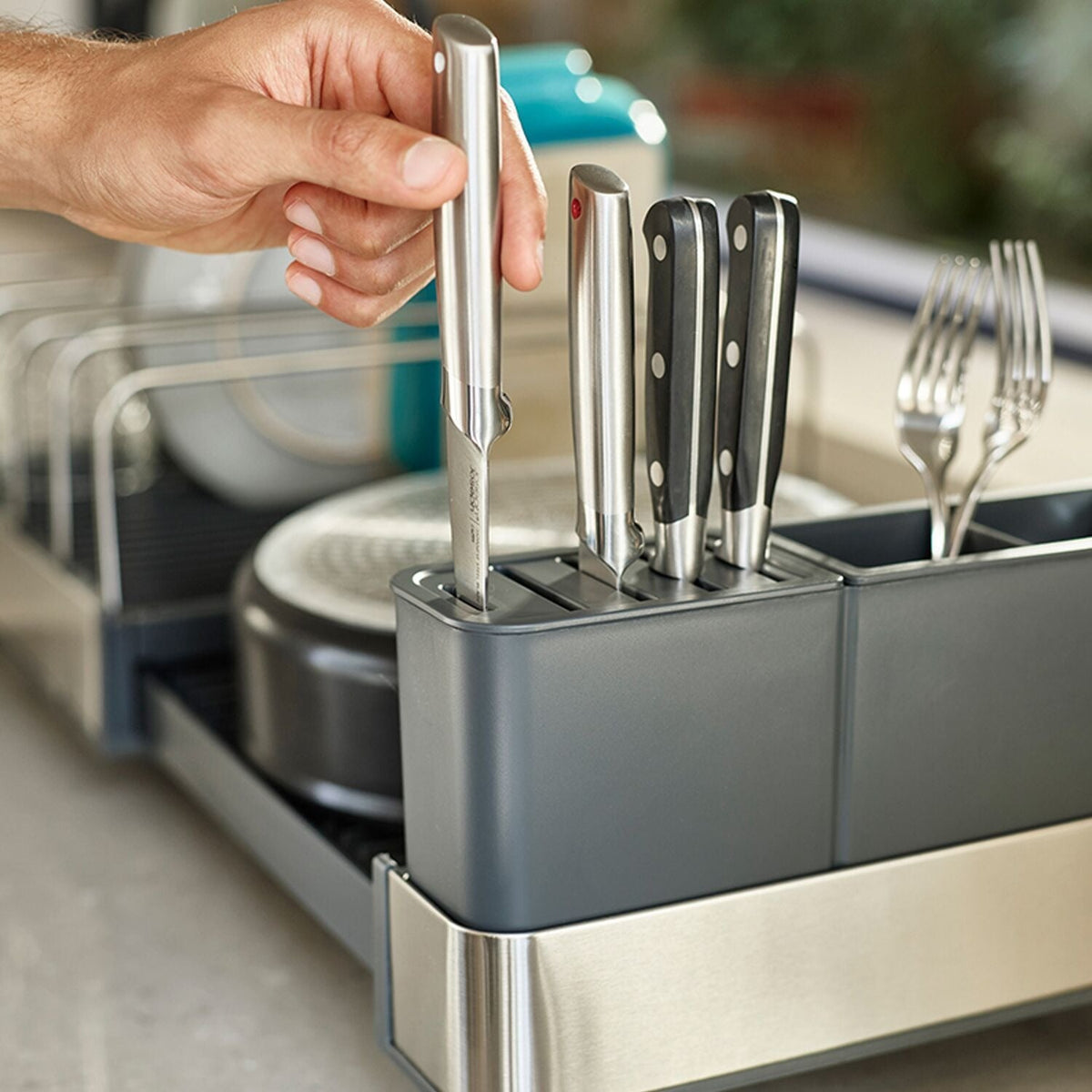Joseph Joseph Max Extend Stainless Steel Expandable Dish Drainer
