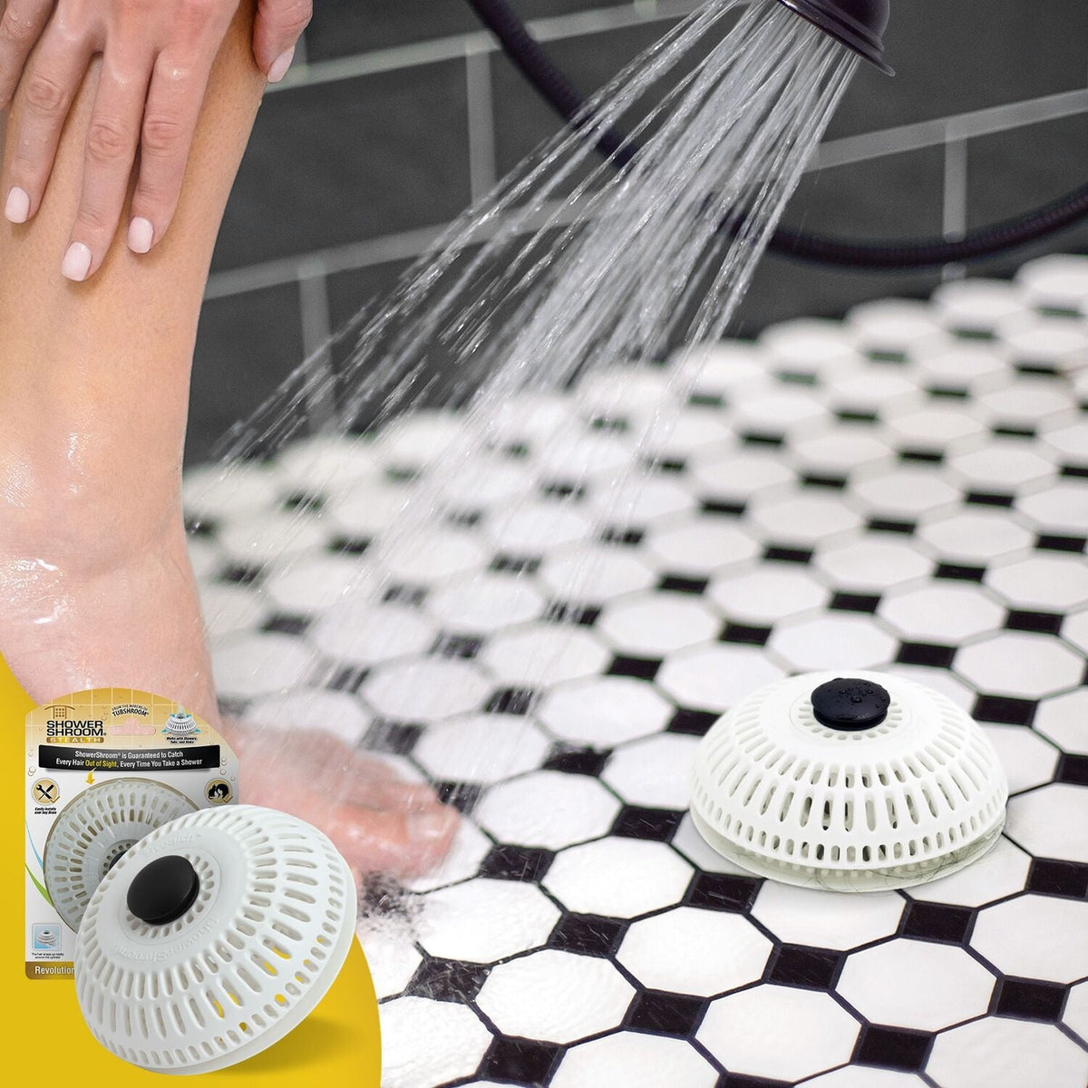 ShowerShroom Stealth Drain Hair Catcher