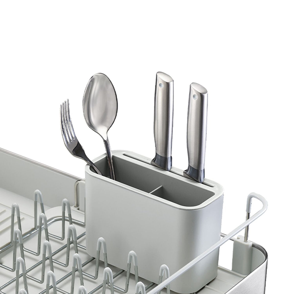 Joseph Joseph Extend Expandable Dish Drainer Light Stone