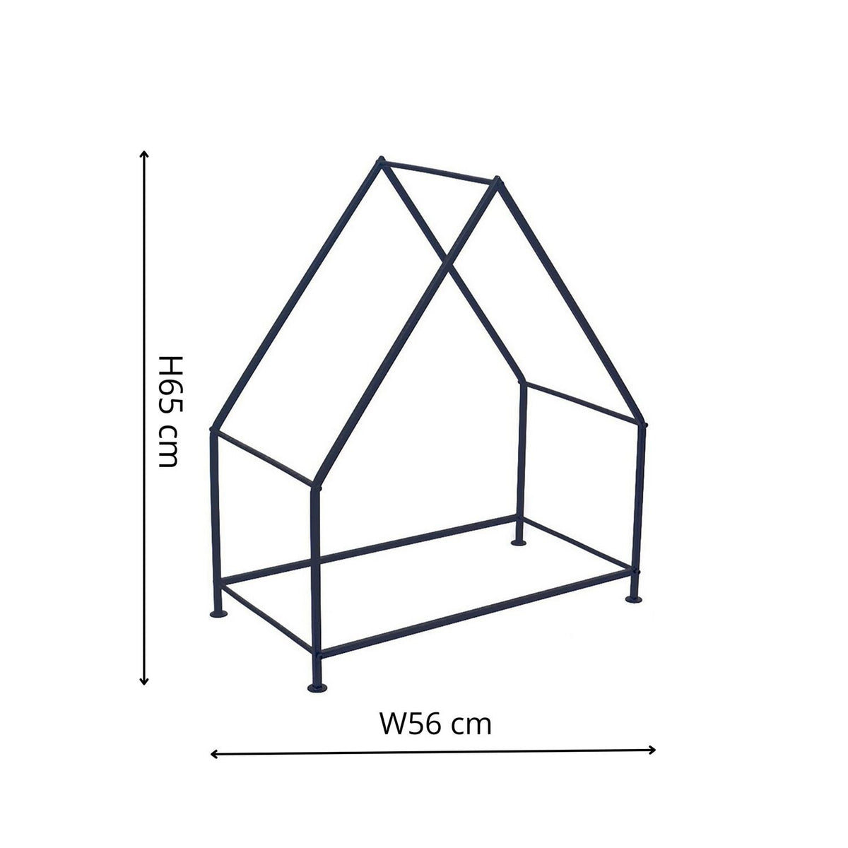 Iron House Log Holder