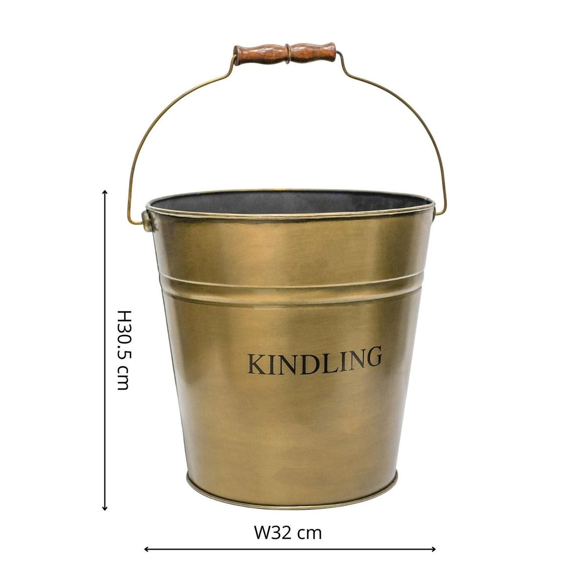 Brass Kindling Bucket