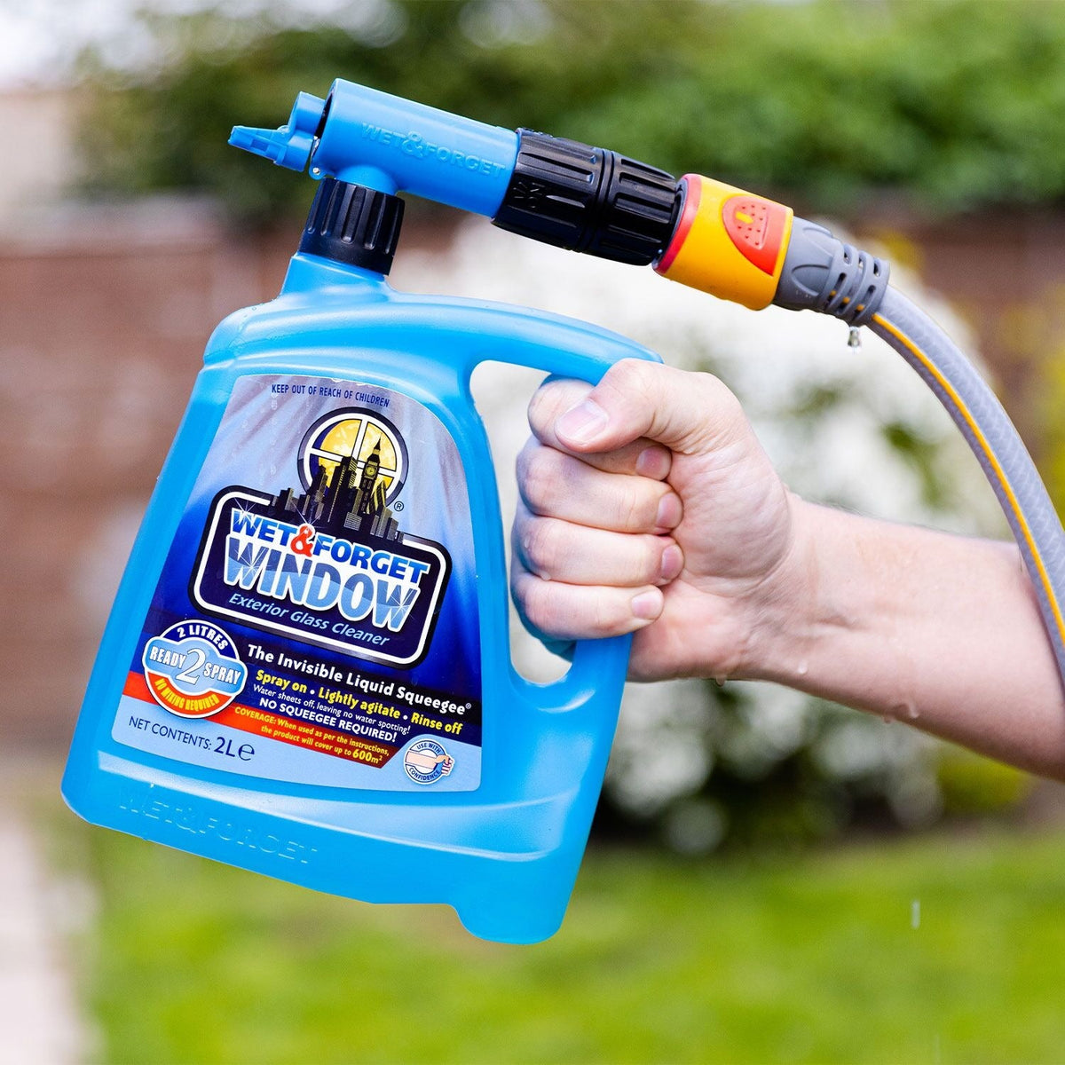 Wet & Forget Window Cleaner Spray 2L