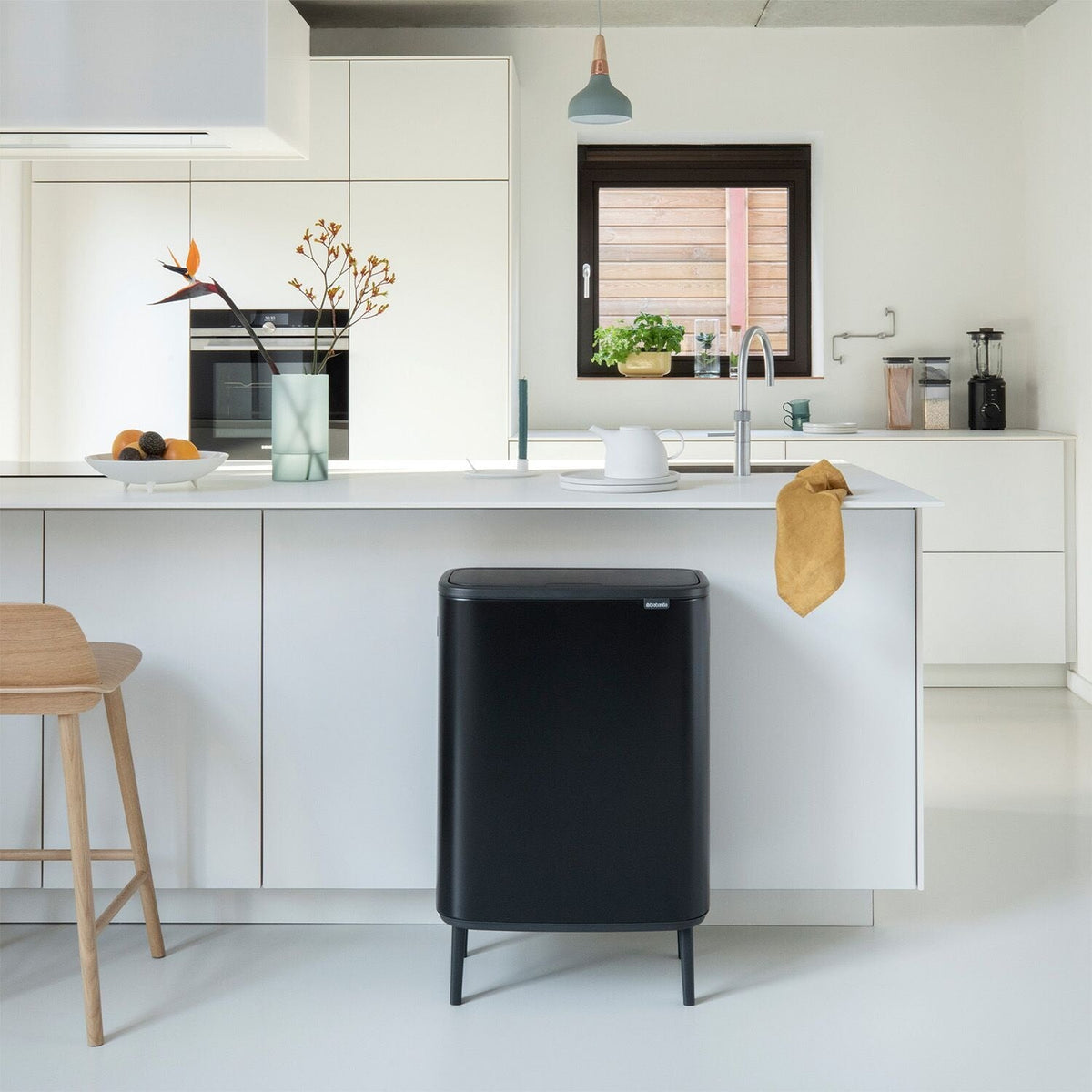 Brabantia Bo Touch Bin Matt Steel 60L