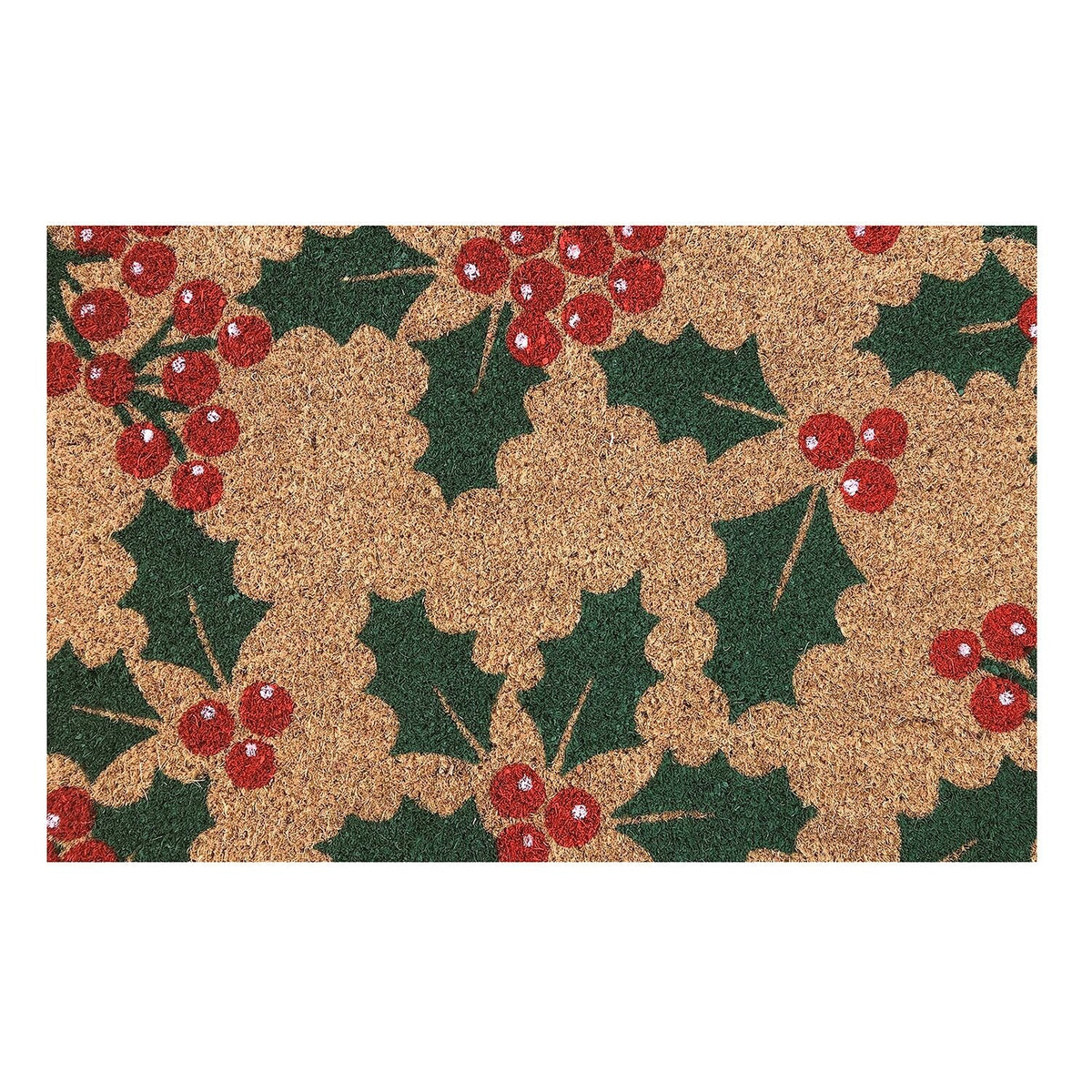 Christmas Holly Doormat