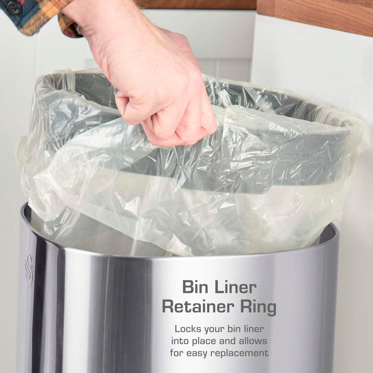 Swan 30L Touch Bin