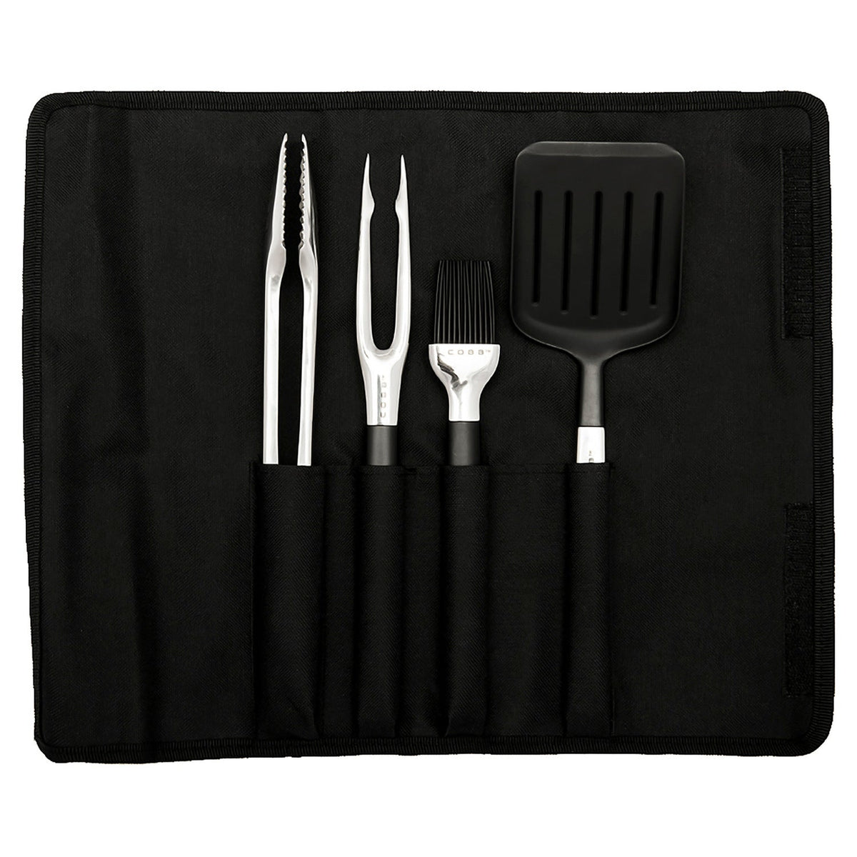 Cobb 4 Piece Utensil Set with Storage Roll