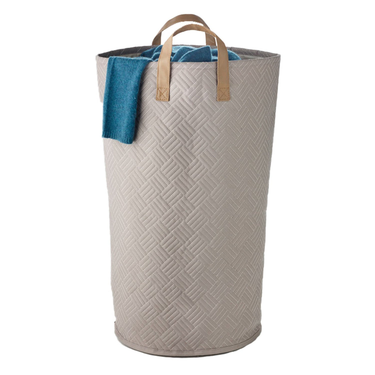 Quilted Standing Laundry Tote