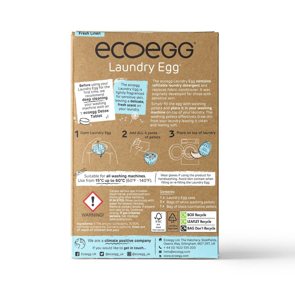 Ecoegg Laundry Egg 70 Washes - Fresh Linen