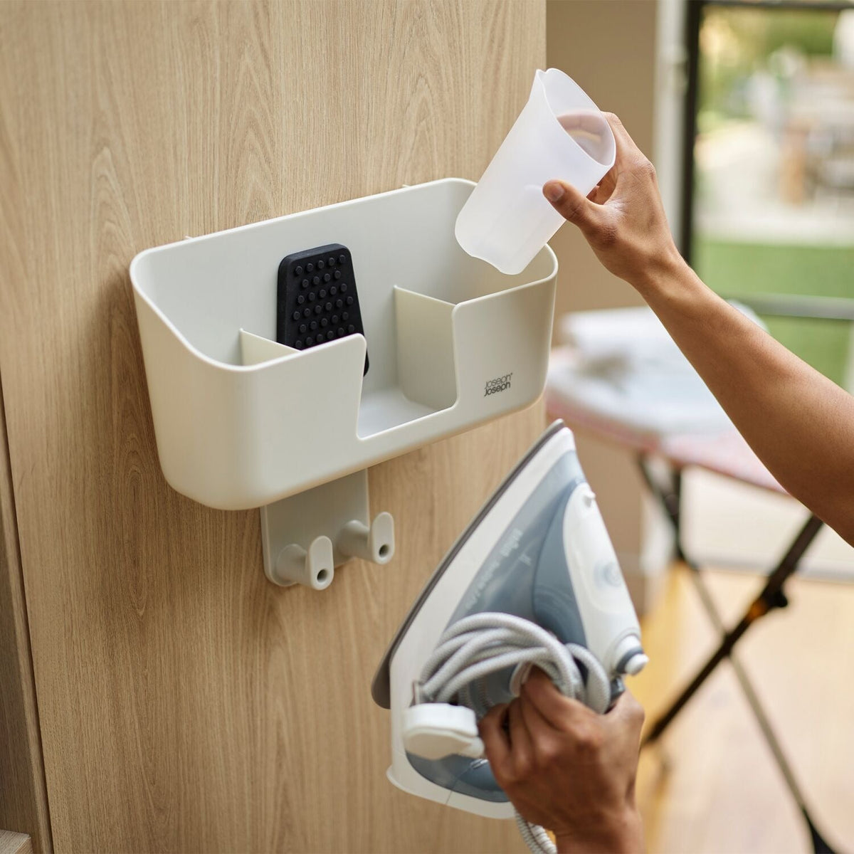 Joseph Joseph Iron Hub Wall-Mounted Iron Caddy
