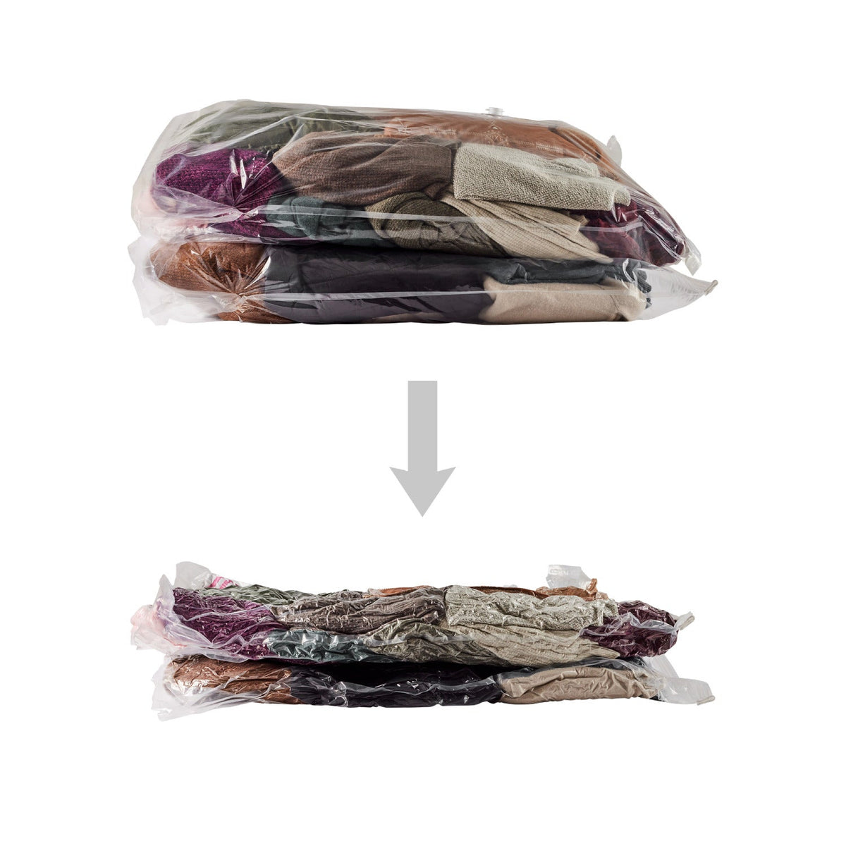 2 Lakeland Shrink & Store Cube Vacuum Storage Bags