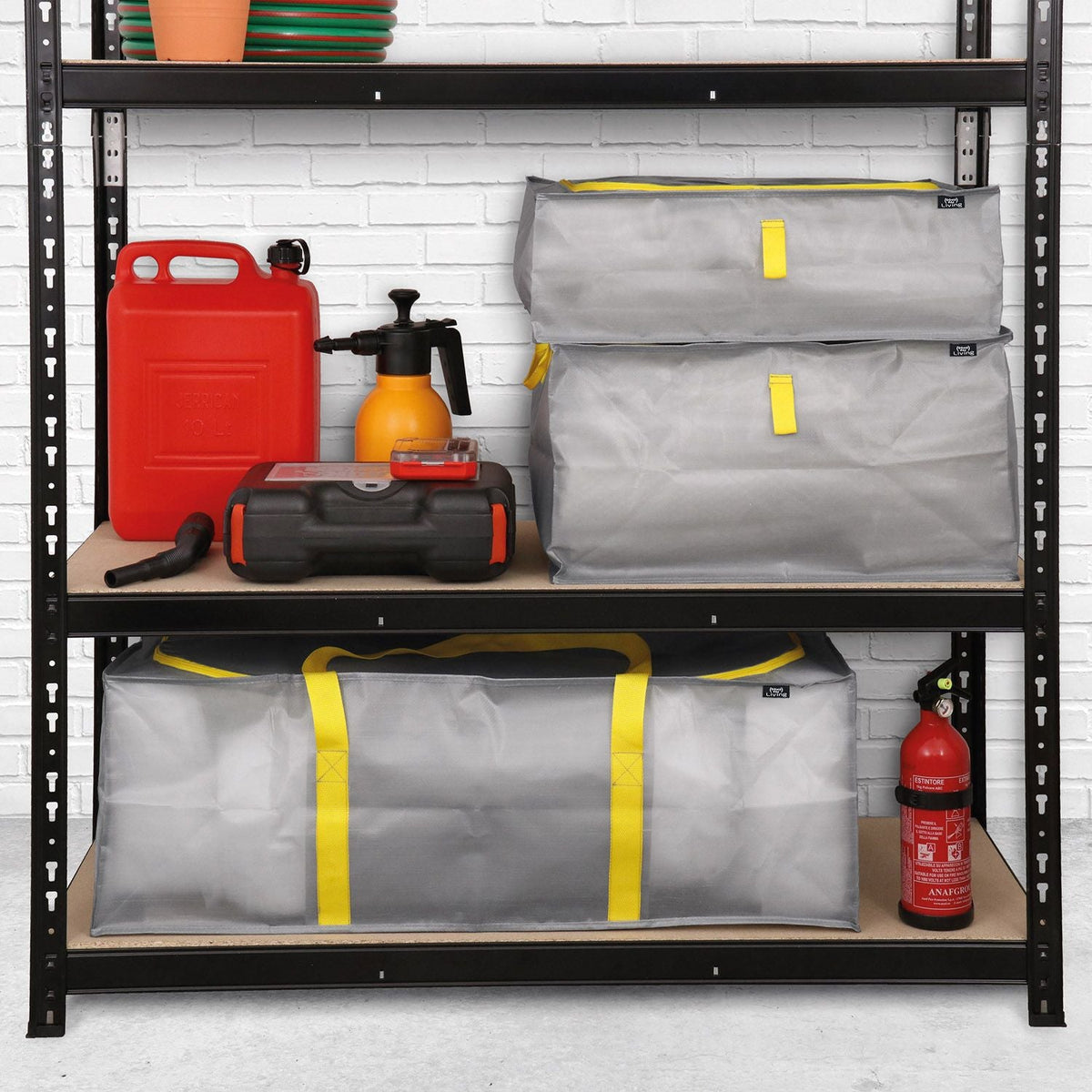 Taurus Heavy Duty Storage Tote Bags 180L – Pack Of 2
