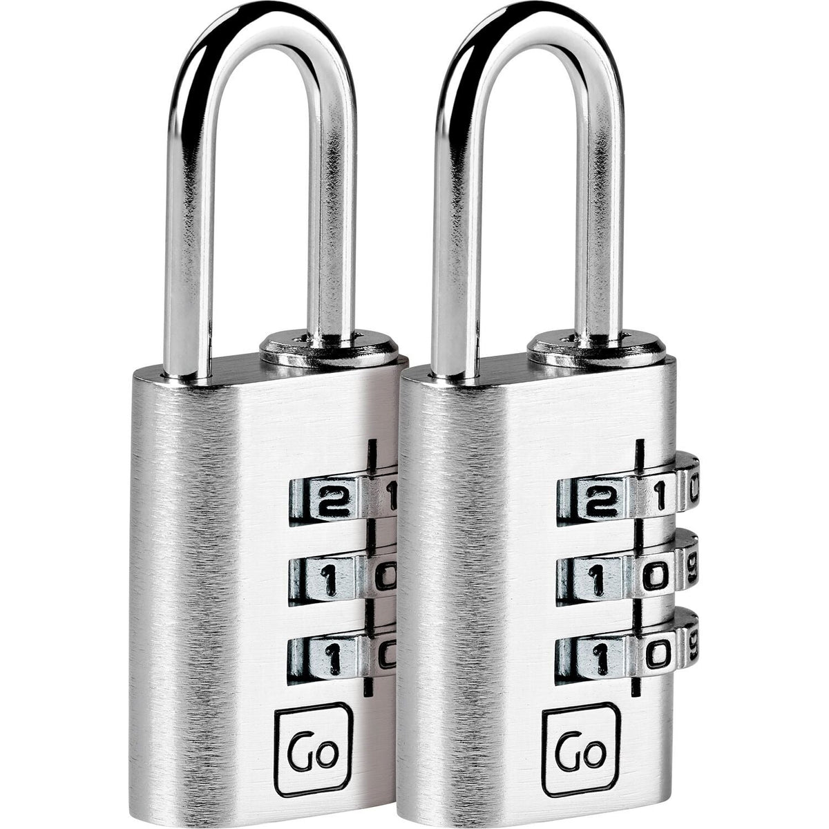 Go Travel Classic Combi Twin Padlocks