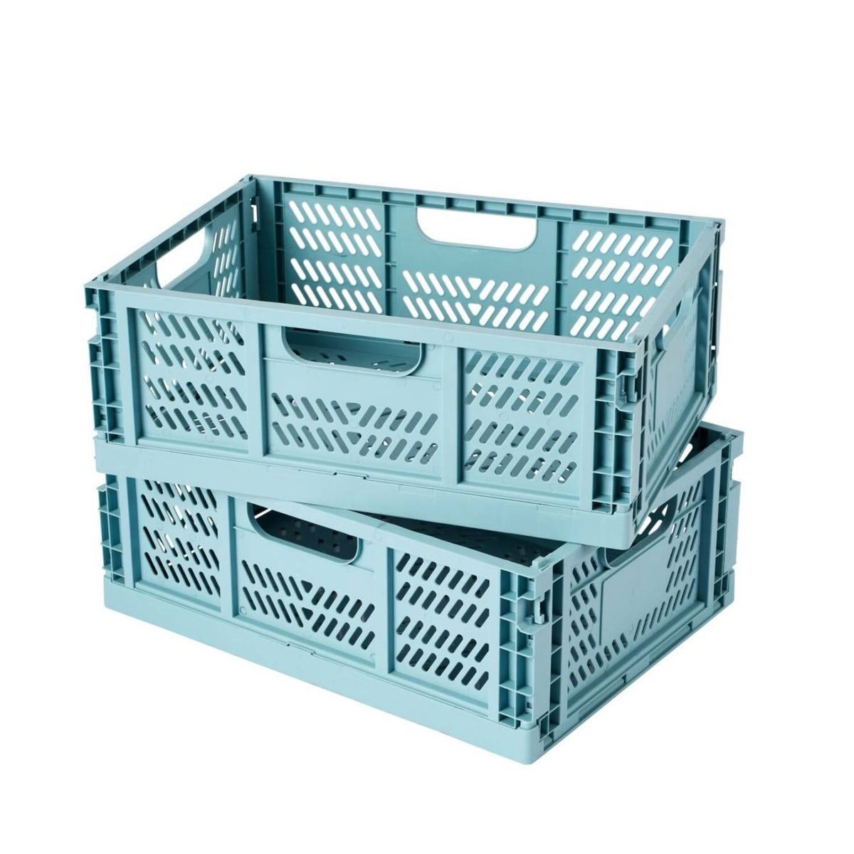 Lakeland Large Folding Storage Crates – Set of 2