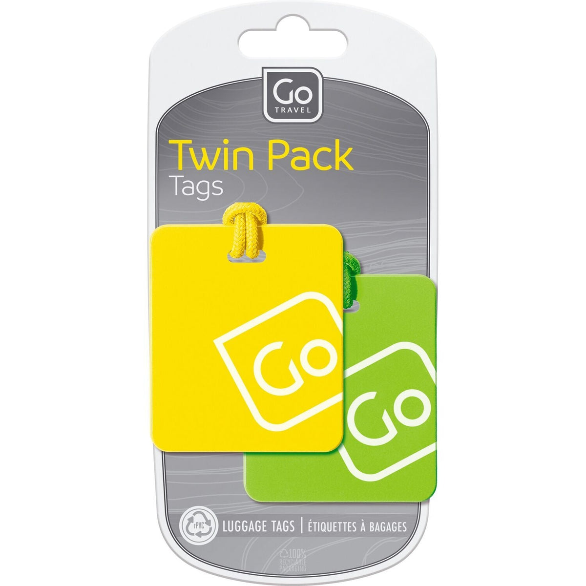 Go Travel Luggage Tags Twin Pack