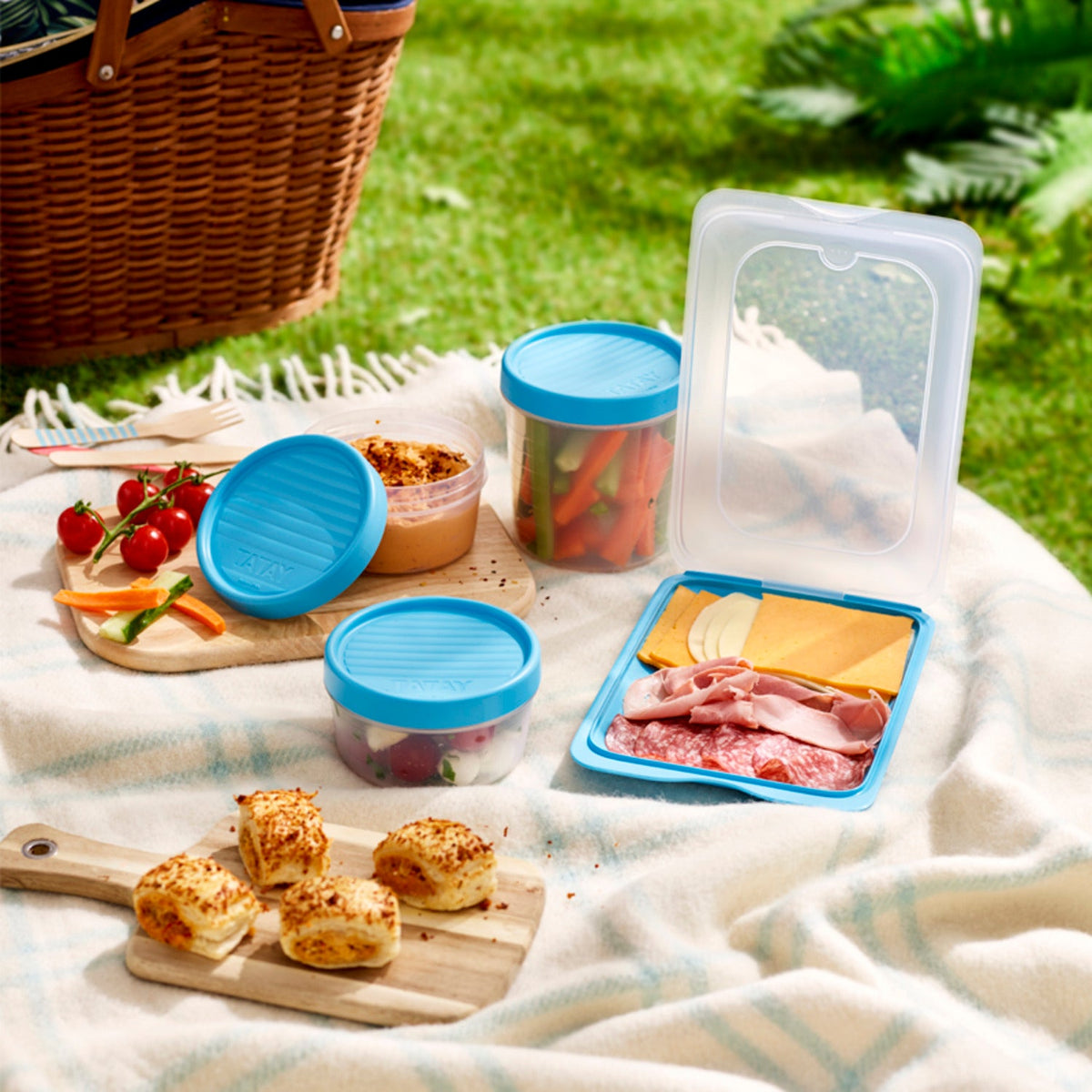 Tatay Fresh Cold Cut Fridge Storage Box Blue