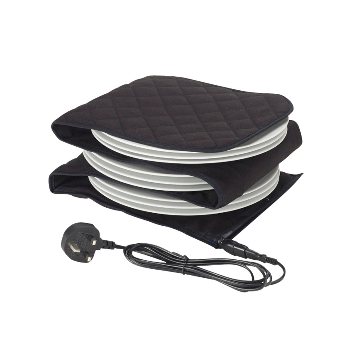 Hot Ideas Extra Large Electric Plate Warmer 12-Plate Black XL2018