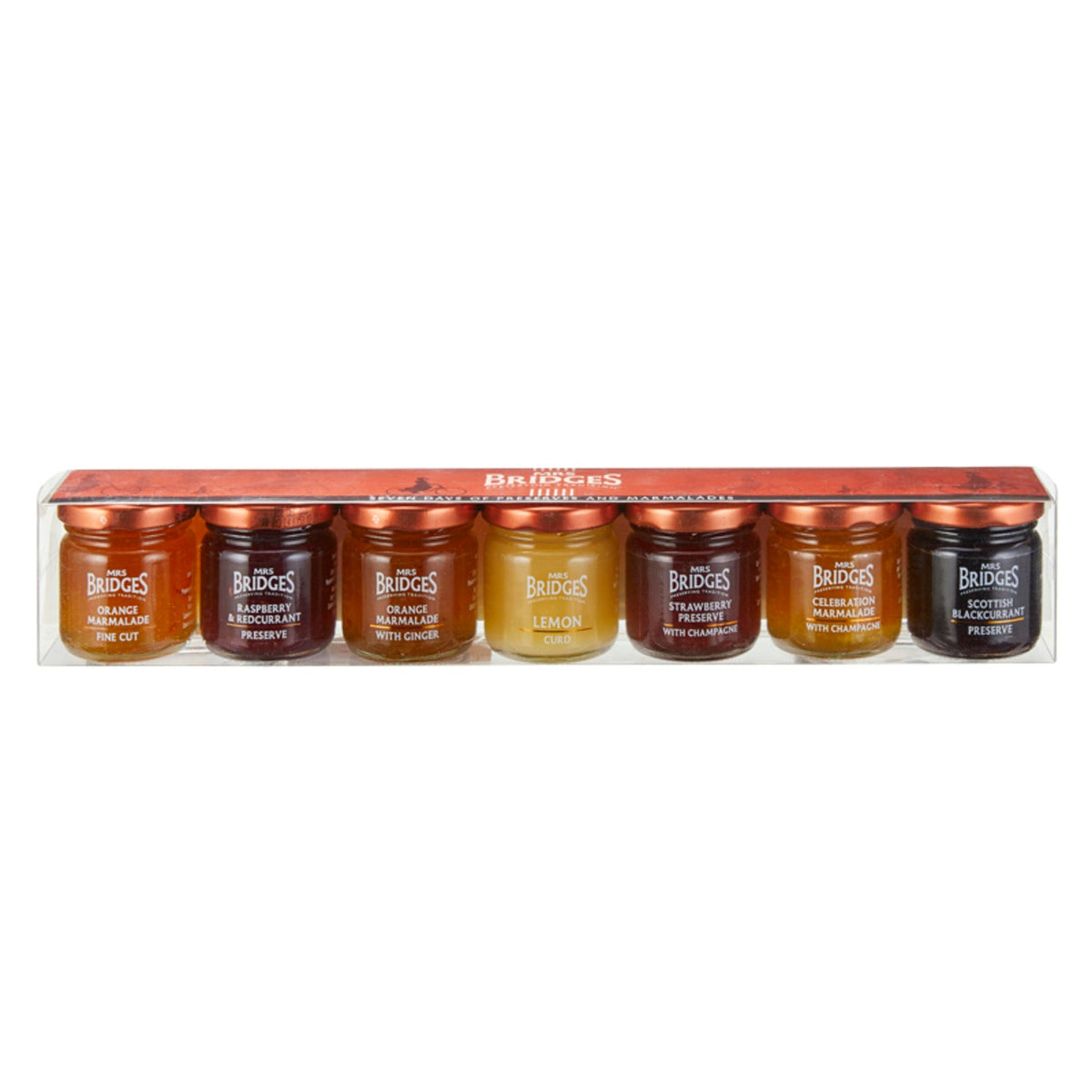 Mrs Bridges 7 Days of Preserves Gift Set 7 x 42g