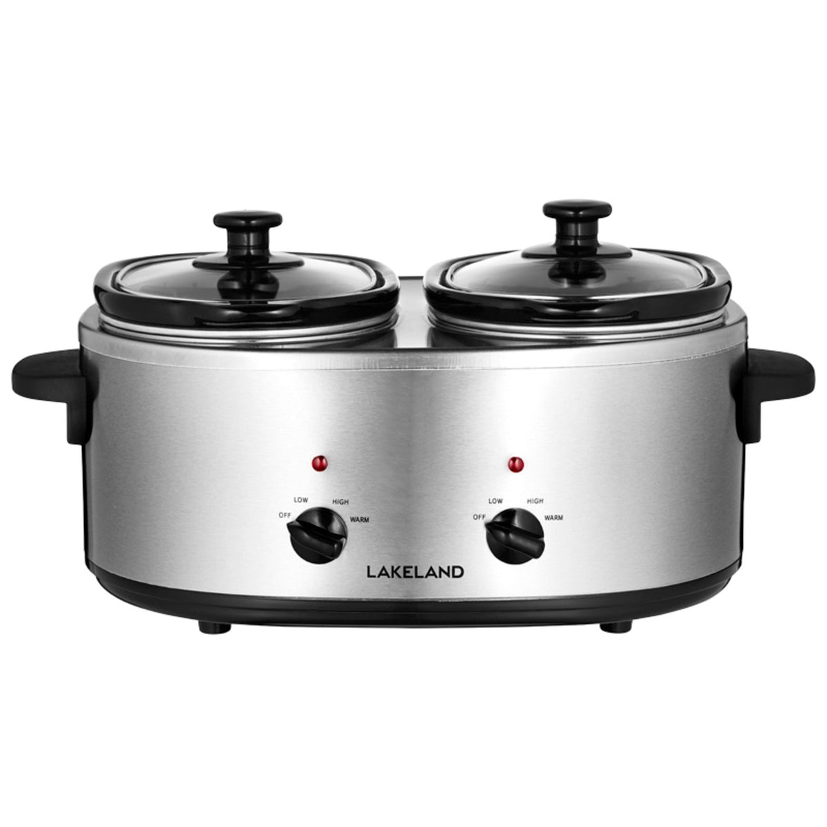 Lakeland 2-Pot Slow Cooker – 2 x 2L