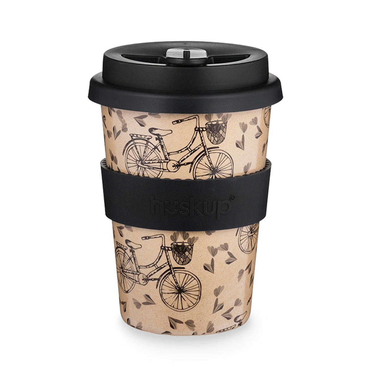 Huskup Reusable Eco Cup – Bicycle 400ml
