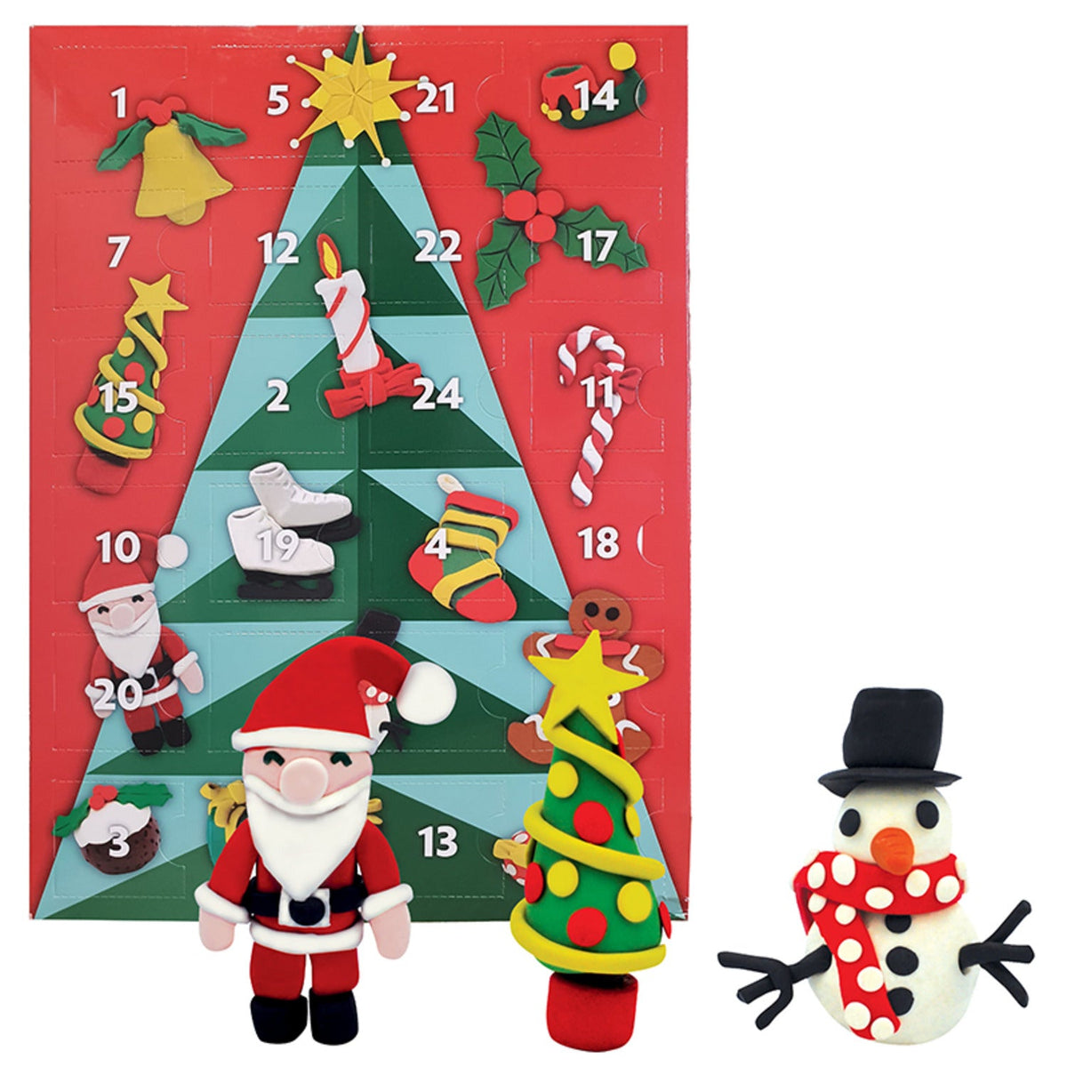 Christmas Plasticine Advent Calendar Kit