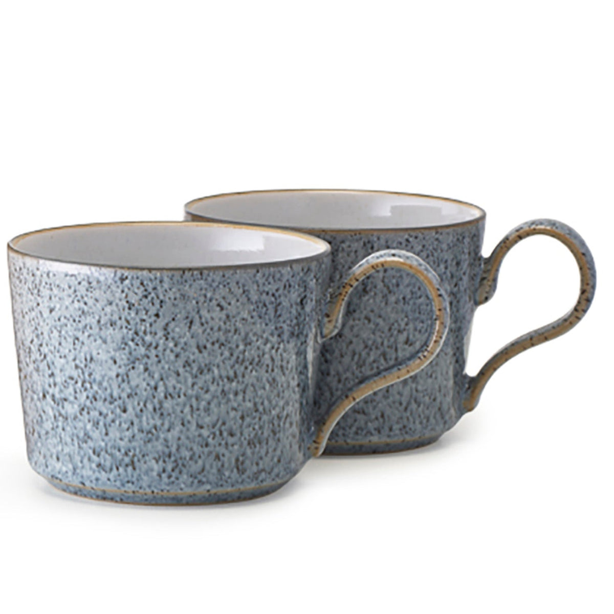 Denby Pottery Studio Grey Cappuccino Cups – Set of 2