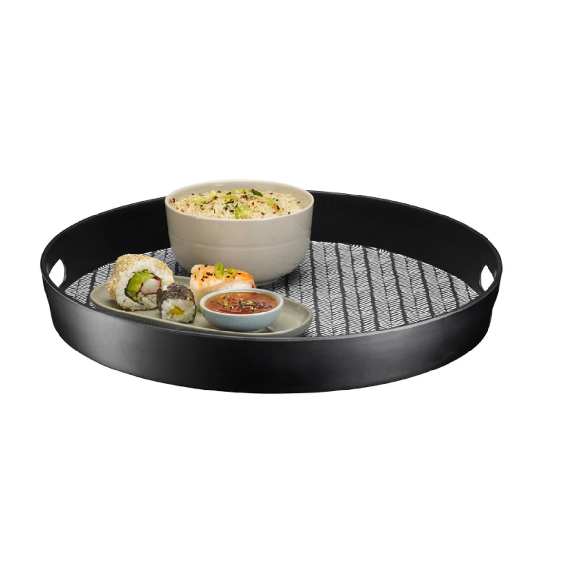 Typhoon Monochrome Print Bamboo Serving Tray