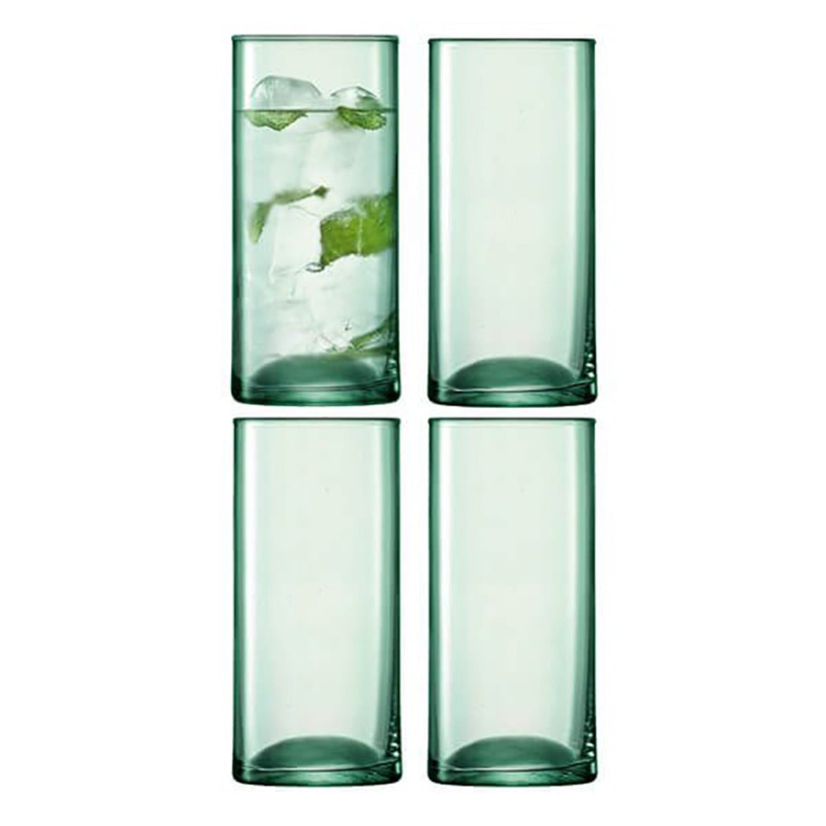 4 LSA Canopy Highball Tumbler Glasses Set