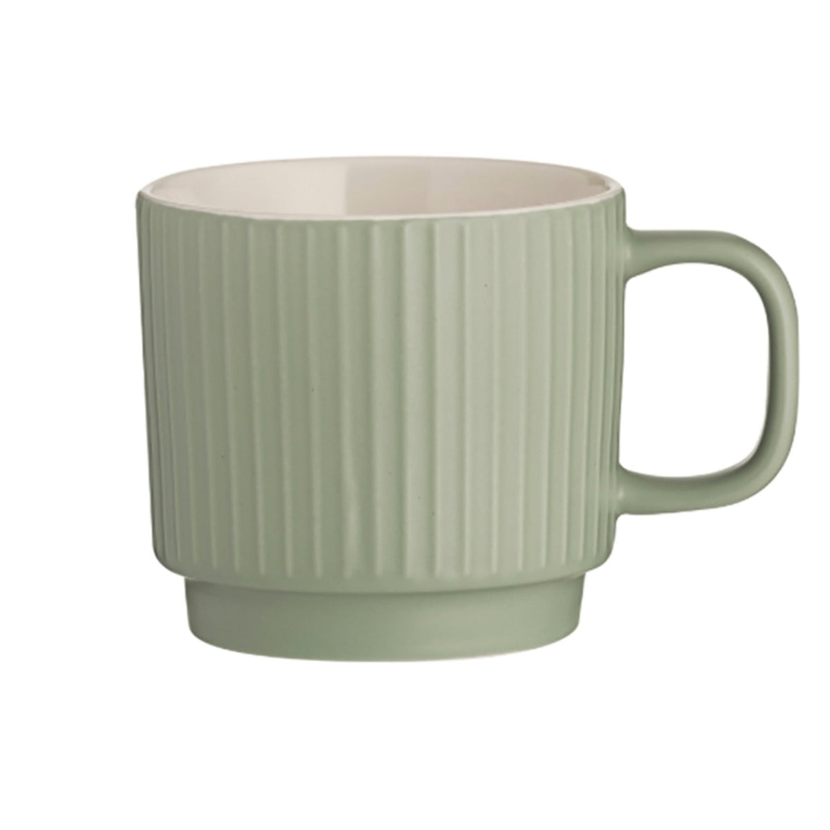 Mason Cash Embossed Line Mug Green - 400ml