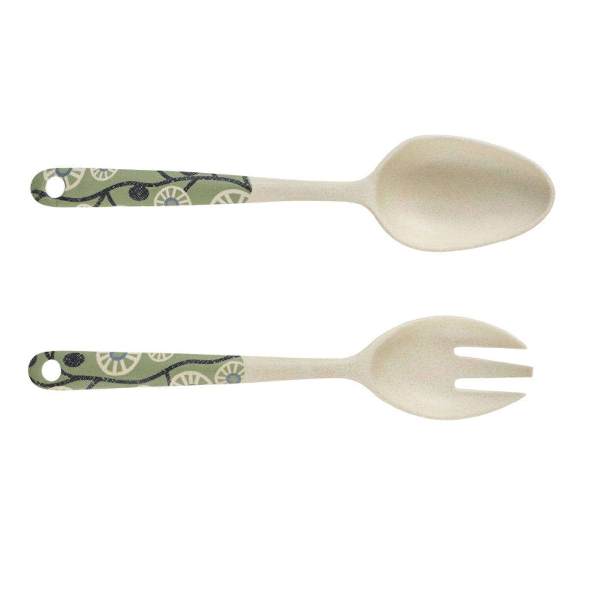 Lakeland Cherry Flower Bamboo Salad Servers