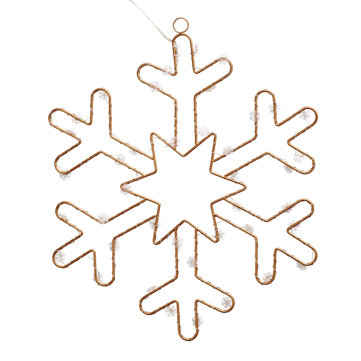 Large LED Hanging Snowflake Christmas Decoration