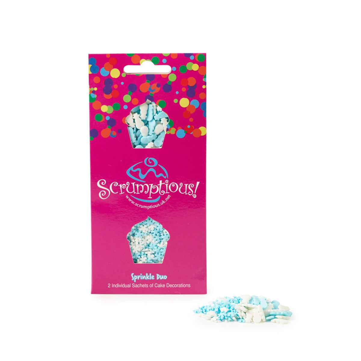 Scrumptious Sprinkles Snowflakes and Snowmen Sprinkles Duo 2 x 15g