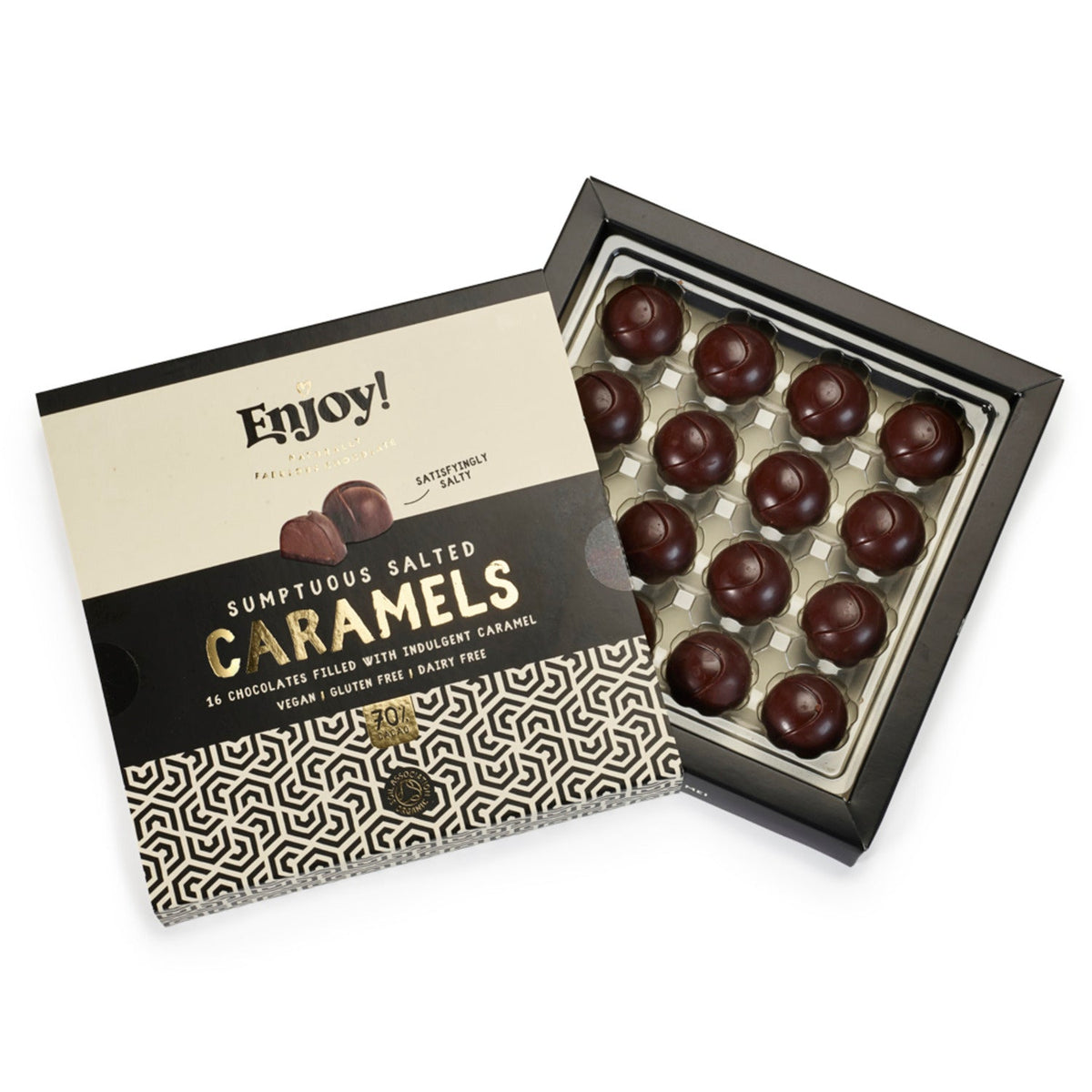 Enjoy Vegan Salted Caramels 144g