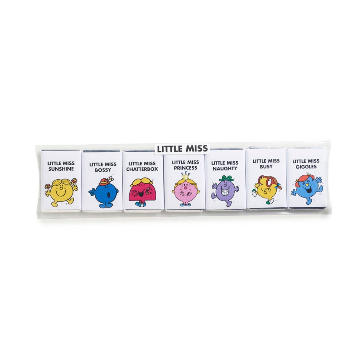 7 Little Miss Milk Chocolate Neapolitan Slims 59.5g