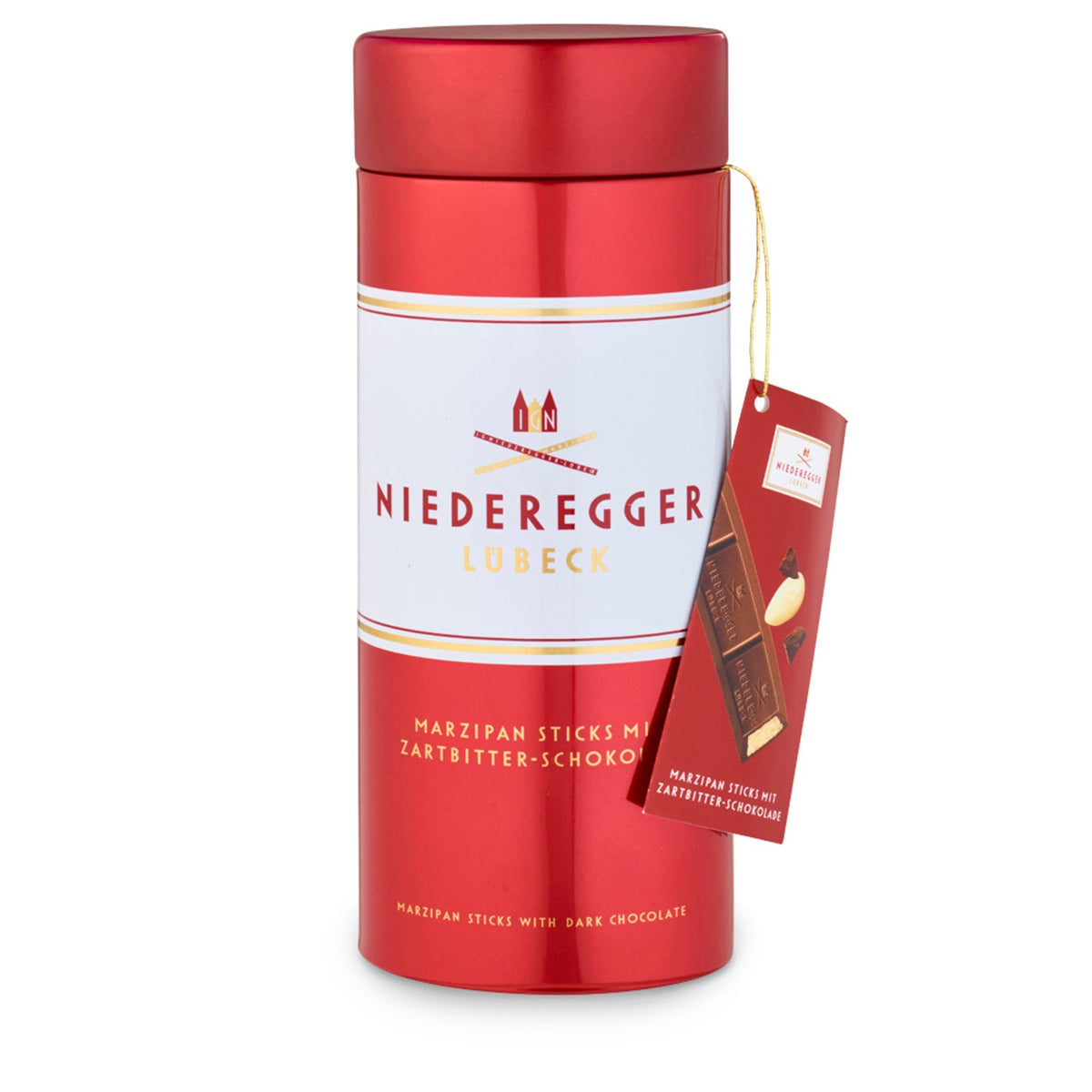 Niederegger Dark Chocolate Marzipan Sticks Tin 320g