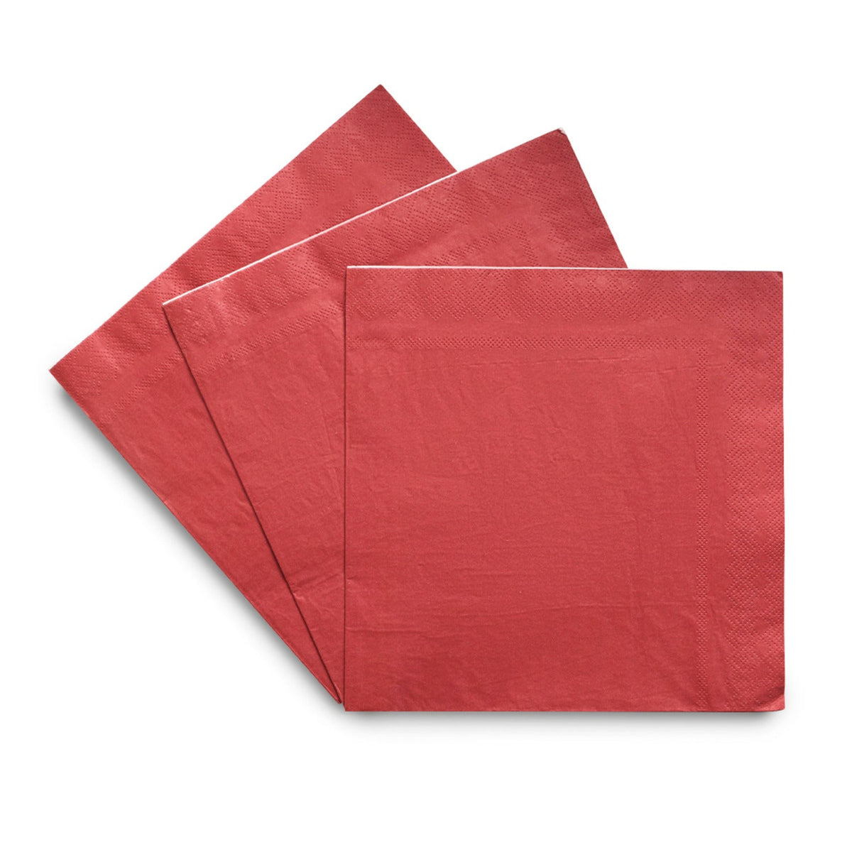 30 Red Paper Napkins