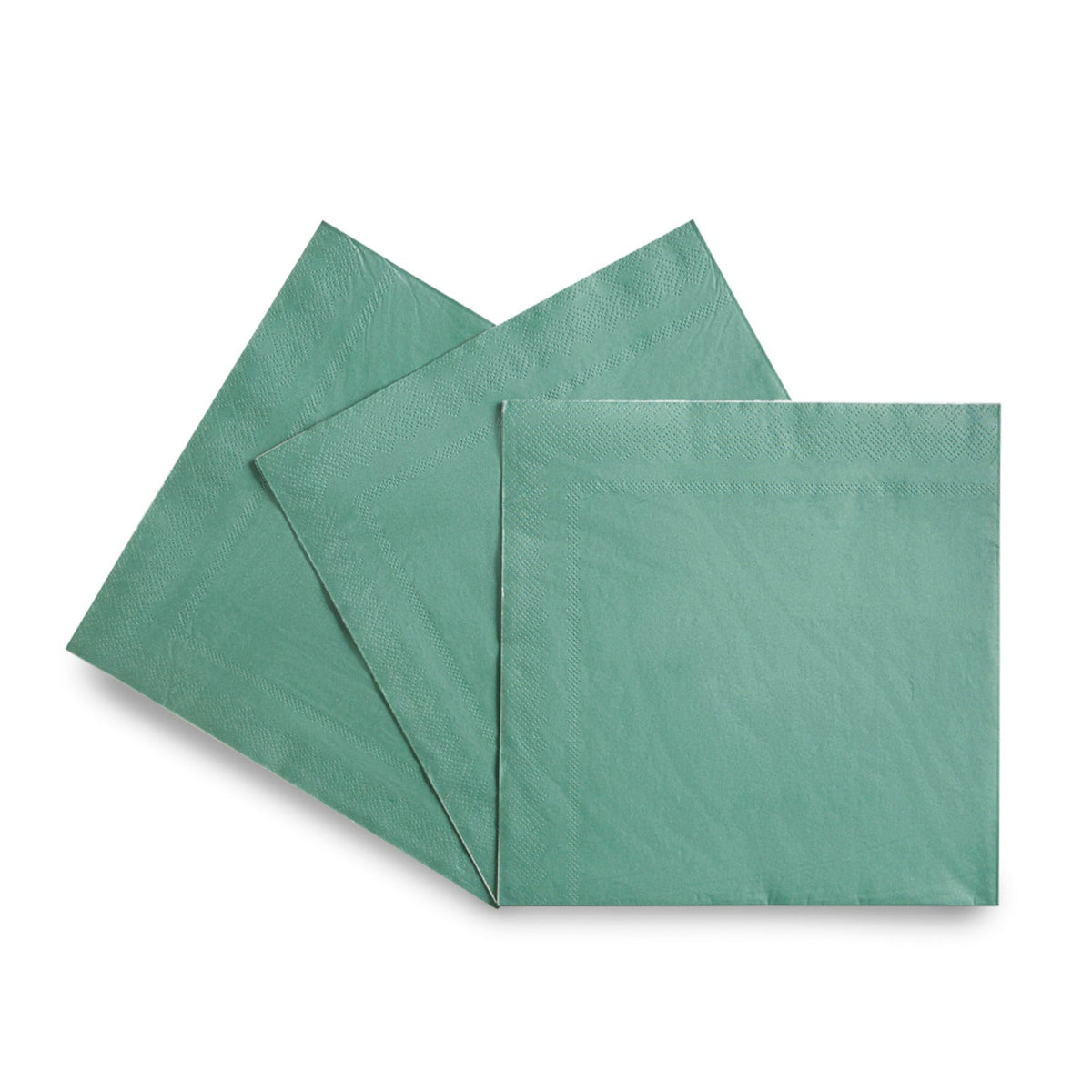 30 Green Paper Napkins